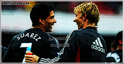 Suarez, with Kuyt